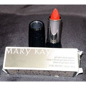 Mary Kay Gel Semi-Shine Lipstick RED SMOLDER NEW (Please Read Description)